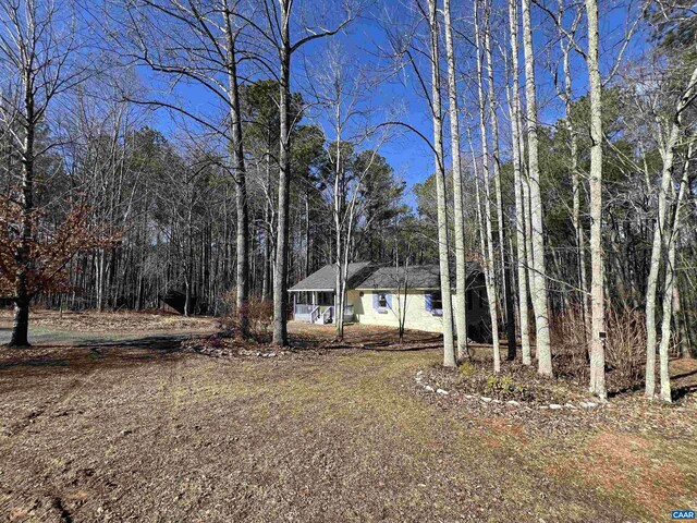 3264 Martin Kings Rd, Charlottesville, VA 22903 - view of yard with a wooded view