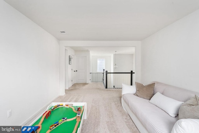 playroom featuring carpet floors