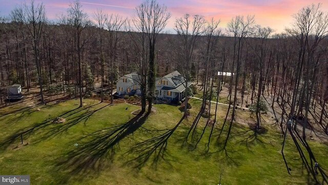 3617 Hidden Acres Way, Partlow, VA 22534 - aerial view at dusk