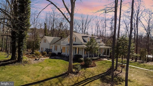 3617 Hidden Acres Way, Partlow, VA 22534 - view of front of house with a lawn