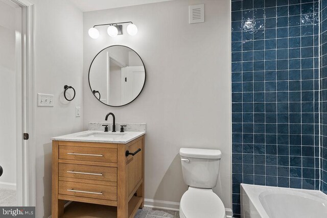 5925 Stubbs Bridge Rd, Mineral, VA 23117 - bathroom featuring vanity and tub / shower combination