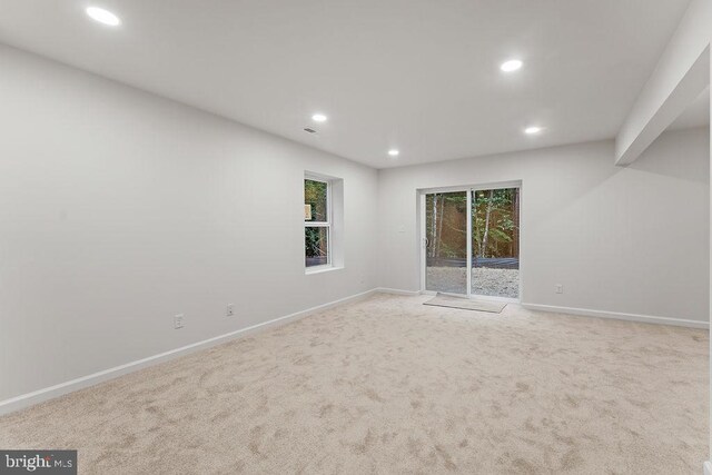 5925 Stubbs Bridge Rd, Mineral, VA 23117 - carpeted empty room featuring recessed lighting