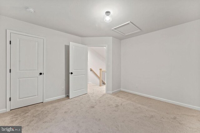 5925 Stubbs Bridge Rd, Mineral, VA 23117 - carpeted empty room featuring attic access and a smoke detector