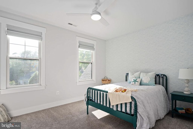 11606 Little Bay Harbor Way, Spotsylvania, VA 22551 - carpeted bedroom with a ceiling fan and baseboards