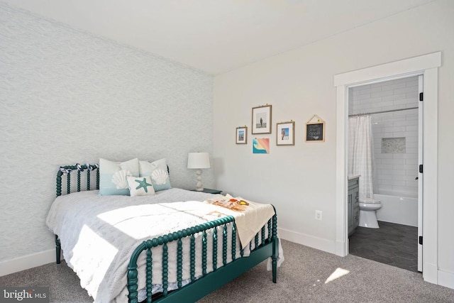 11606 Little Bay Harbor Way, Spotsylvania, VA 22551 - carpeted bedroom featuring baseboards and ensuite bath