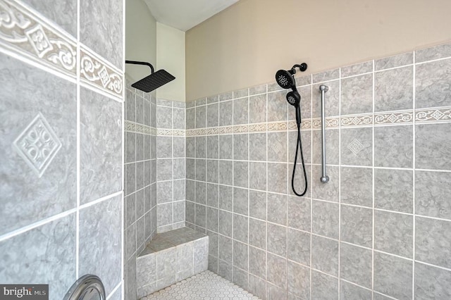 520 Oak Grove Dr, Mineral, VA 23117 - bathroom featuring a tile shower