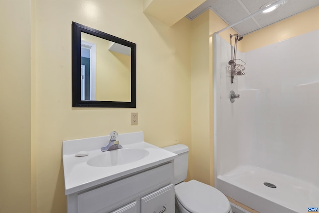 903 Stonehenge Rd, Charlottesville, VA 22901 - full bathroom featuring a shower stall, toilet, and vanity