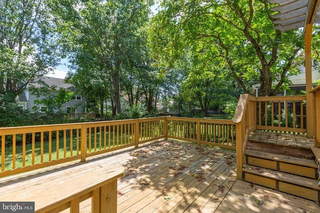 5310 Leavells Crossing Dr, Fredericksburg, VA 22407 - view of deck