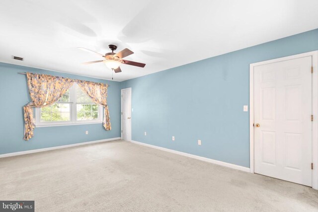 5310 Leavells Crossing Dr, Fredericksburg, VA 22407 - unfurnished room featuring a ceiling fan and light carpet