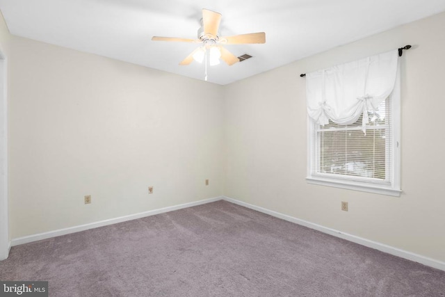 5310 Leavells Crossing Dr, Fredericksburg, VA 22407 - spare room featuring carpet flooring and ceiling fan