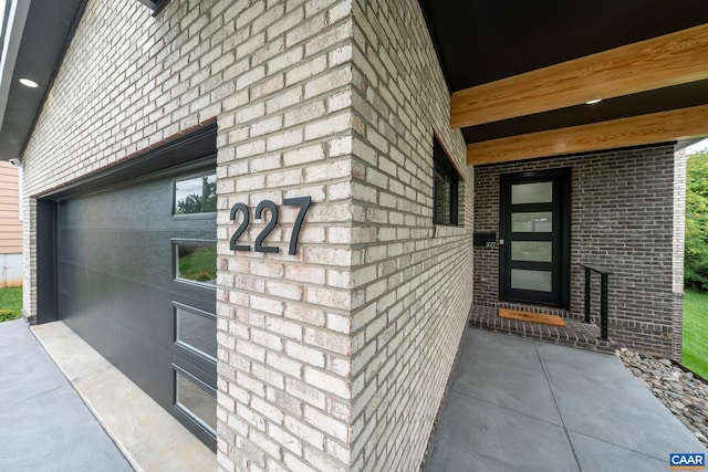 320A 11th St NE, Charlottesville, VA 22902 - property entrance featuring brick siding