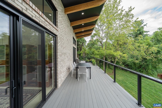 320A 11th St NE, Charlottesville, VA 22902 - view of deck
