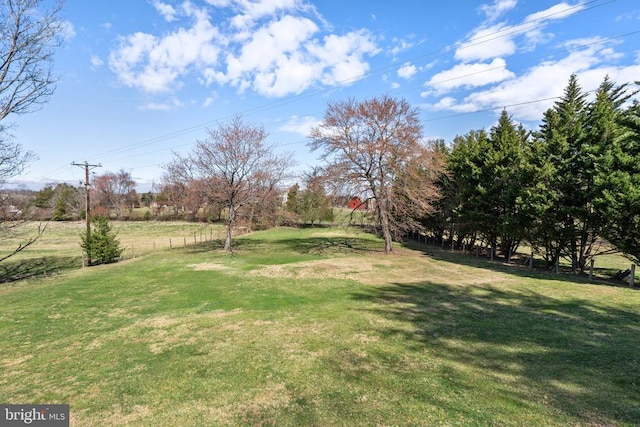 view of yard