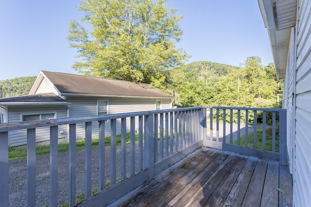 99 Sharp Hill Ln, Hinton, VA 22831 - wooden deck with a view of trees