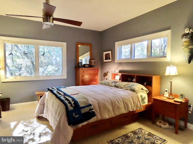 3016 Etlan Rd, Etlan, VA 22719 - carpeted bedroom featuring baseboards and ceiling fan