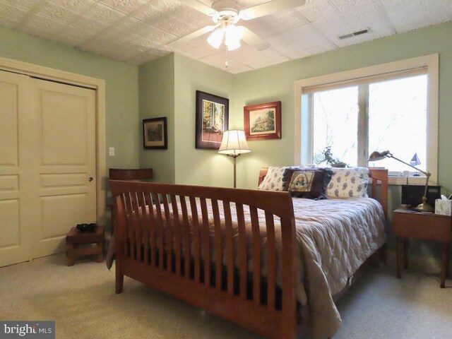 3016 Etlan Rd, Etlan, VA 22719 - office featuring light colored carpet, ceiling fan, and an ornate ceiling