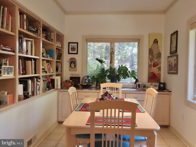3016 Etlan Rd, Etlan, VA 22719 - dining area with plenty of natural light, light wood-style floors, french doors, and ornamental molding