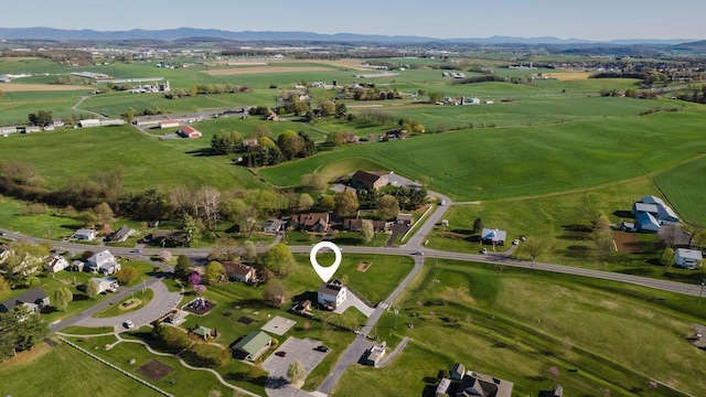 728 Mason St, Dayton, VA 22821 - aerial view featuring a rural view and a mountain view