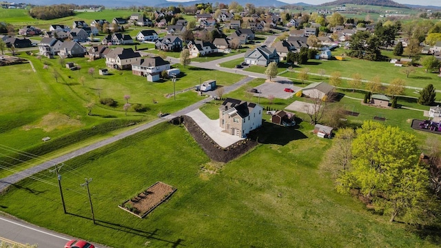 728 Mason St, Dayton, VA 22821 - aerial view of property's location with nearby suburban area and mountains
