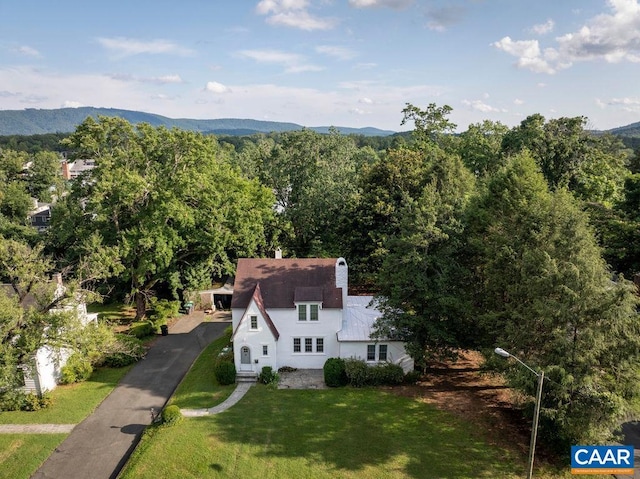 2201 Stadium Rd, Charlottesville, VA 22903 - view of subject property with a forest and a mountainous background
