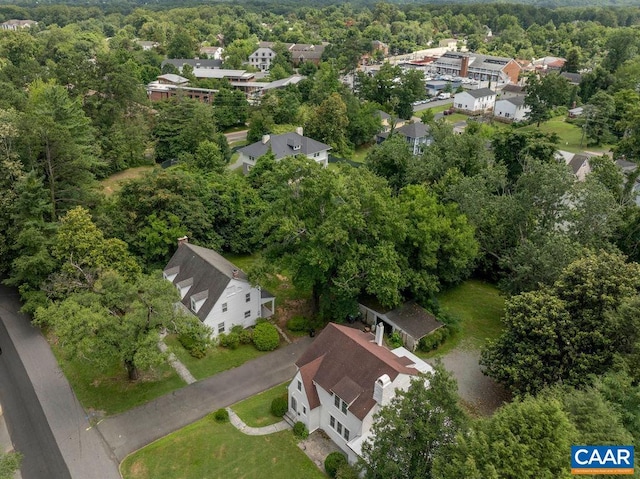 2201 Stadium Rd, Charlottesville, VA 22903 - aerial view of a heavily wooded area