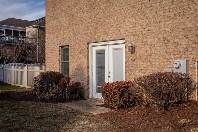 view of entrance to property