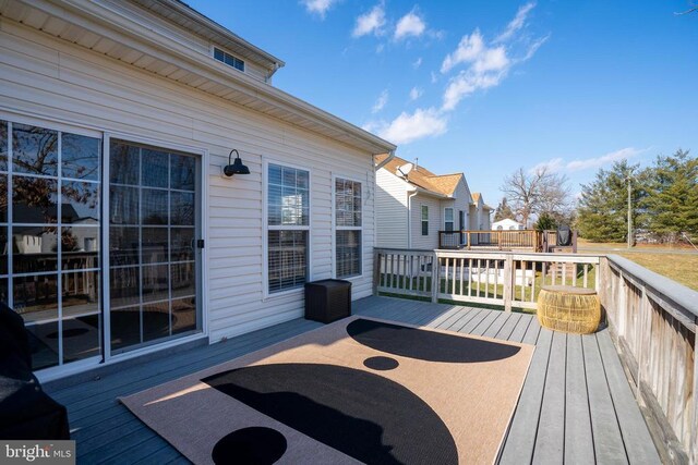 view of deck