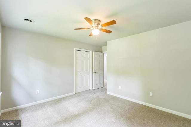11808 Rutherford Dr, Fredericksburg, VA 22407 - carpeted empty room with baseboards and ceiling fan