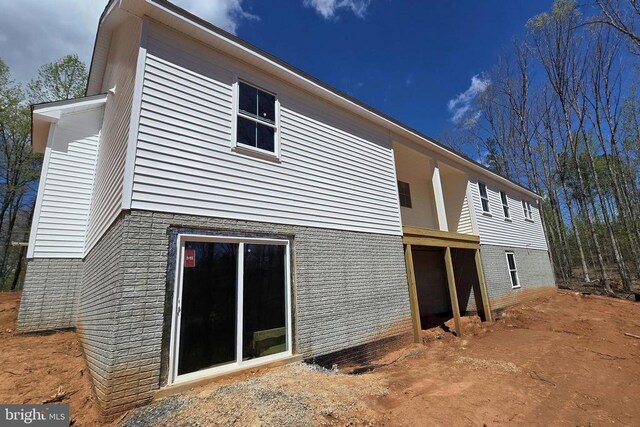 4120 Cabin Rd, Reva, VA 22735 - rear view of property with brick siding