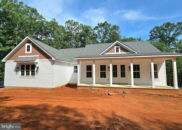 4120 Cabin Rd, Reva, VA 22735 - view of front of house with a porch and a shingled roof