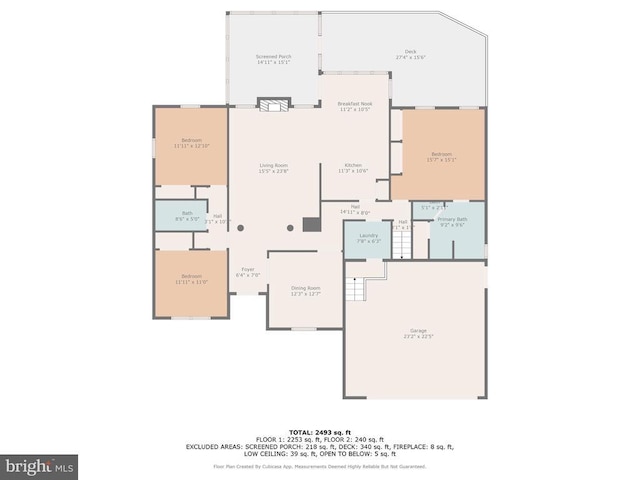 604 Mt Pleasant Dr, Locust Grove, VA 22508 - floor plan