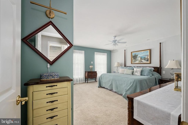 604 Mt Pleasant Dr, Locust Grove, VA 22508 - bedroom featuring ceiling fan and carpet floors