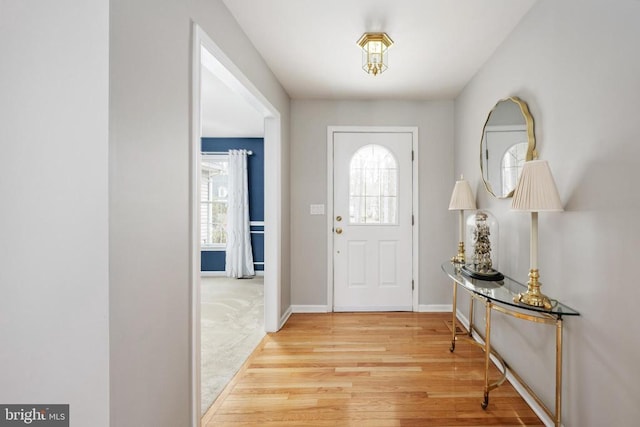 604 Mt Pleasant Dr, Locust Grove, VA 22508 - entrance foyer featuring light wood finished floors, plenty of natural light, and baseboards