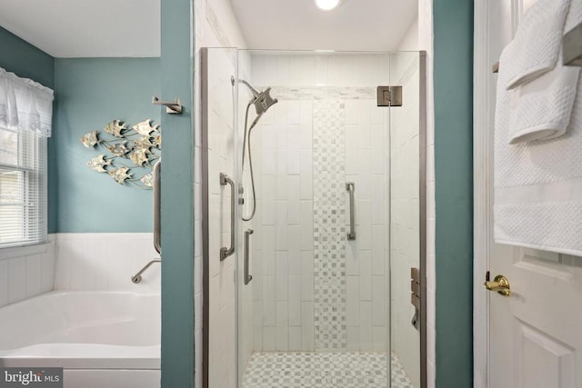 604 Mt Pleasant Dr, Locust Grove, VA 22508 - full bath with a shower stall and a bath