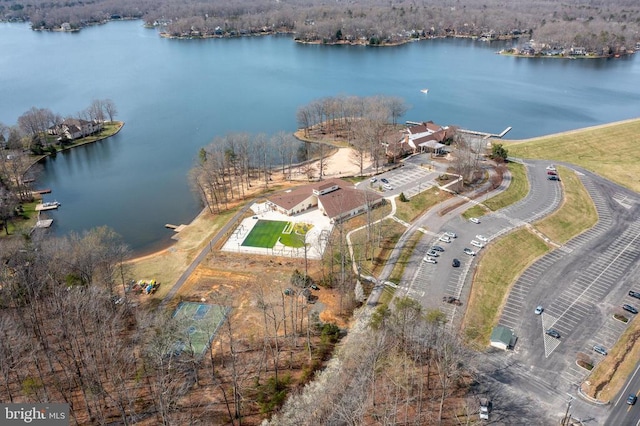 604 Mt Pleasant Dr, Locust Grove, VA 22508 - aerial view featuring a water view