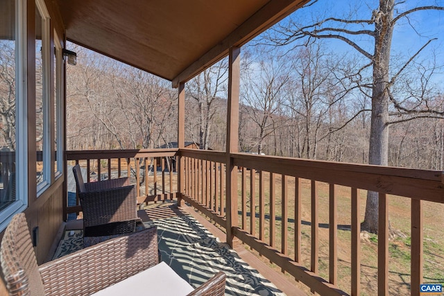 1481 Red Bird Dr, Stanardsville, VA 22973 - view of wooden deck
