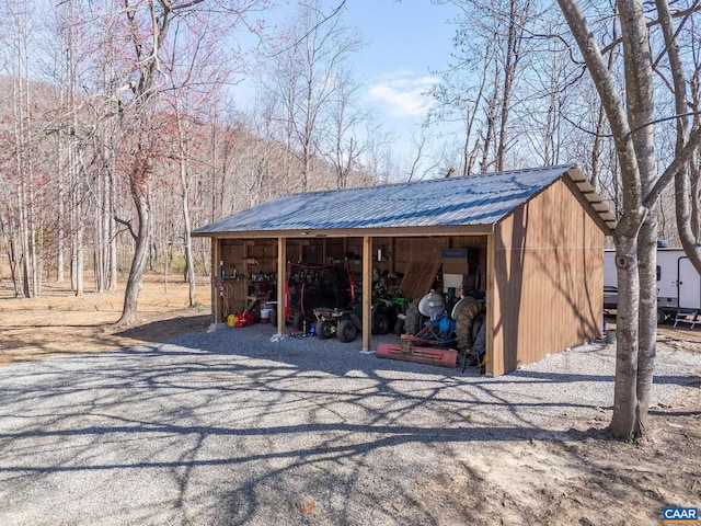 1481 Red Bird Dr, Stanardsville, VA 22973 - view of pole building with a carport