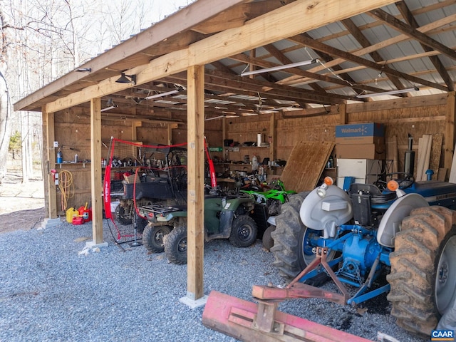 1481 Red Bird Dr, Stanardsville, VA 22973 - view of garage