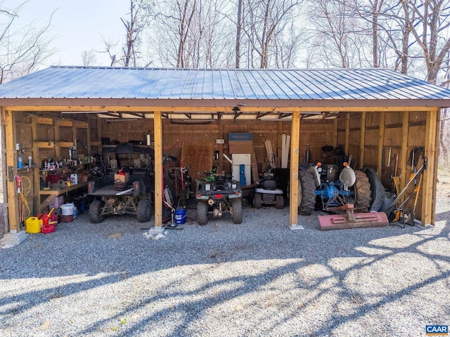 1481 Red Bird Dr, Stanardsville, VA 22973 - view of pole building with a detached carport