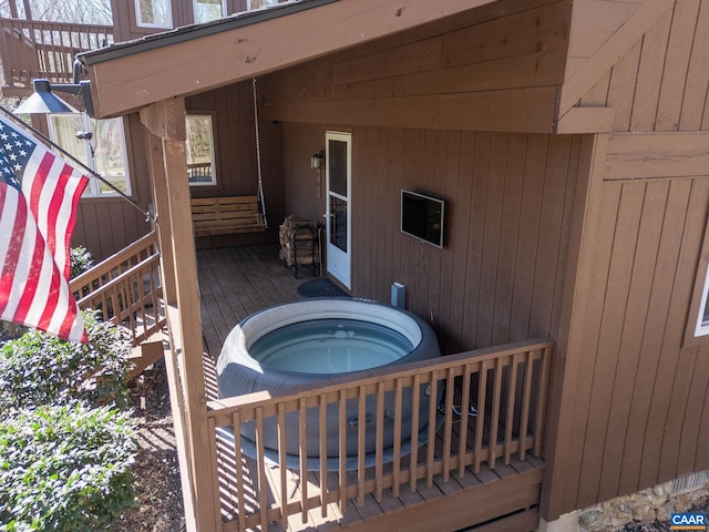 1481 Red Bird Dr, Stanardsville, VA 22973 - exterior space featuring a jacuzzi