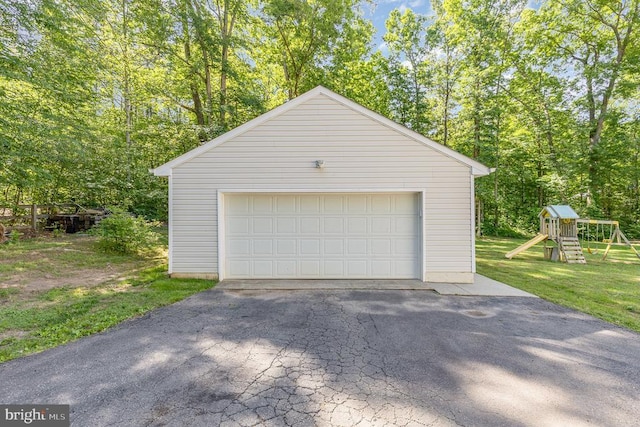 7001 Aspen Ln, Spotsylvania, VA 22551 - view of detached garage