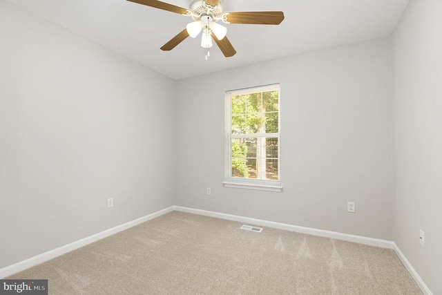 7001 Aspen Ln, Spotsylvania, VA 22551 - unfurnished room featuring carpet flooring, baseboards, and a ceiling fan