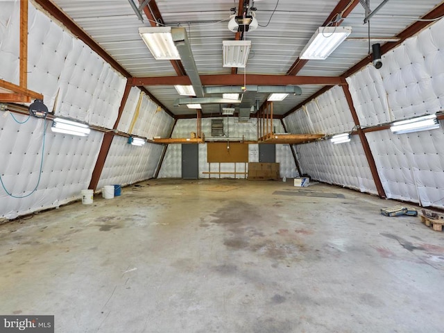  - garage with metal wall