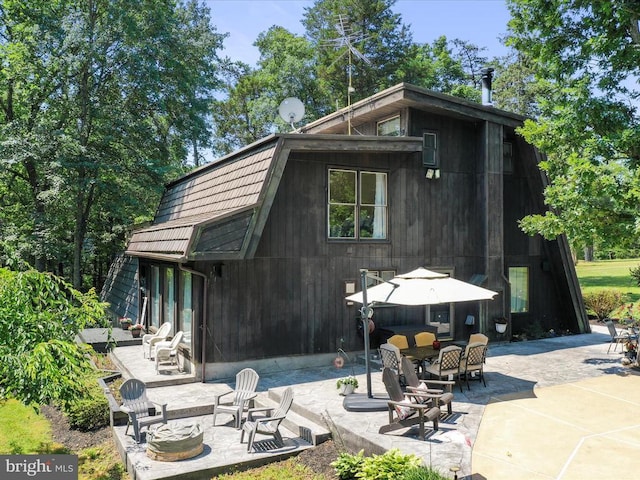  - back of house with a patio area