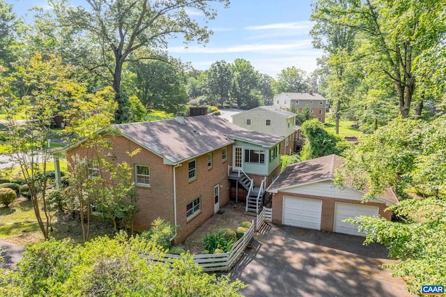 411 Westmoreland Ct, Charlottesville, VA 22901 - aerial view of property and surrounding area