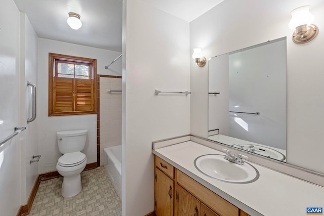 411 Westmoreland Ct, Charlottesville, VA 22901 - bathroom with vanity and bathing tub / shower combination