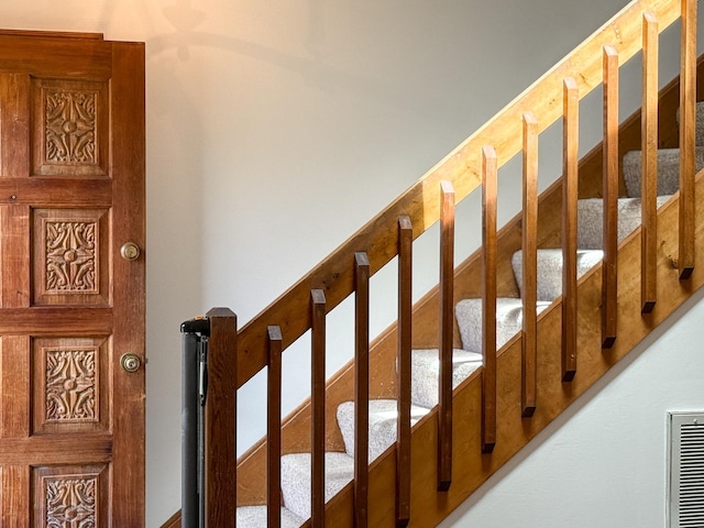 view of staircase