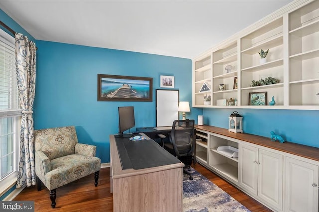 4924 Queensbury Cir, Fredericksburg, VA 22408 - office area with wood finished floors