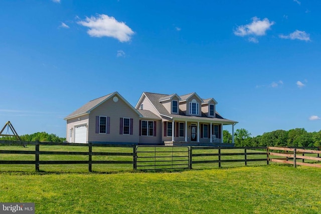 7204 Morris Rd, Spotsylvania, VA 22551 - cape cod-style house featuring a garage