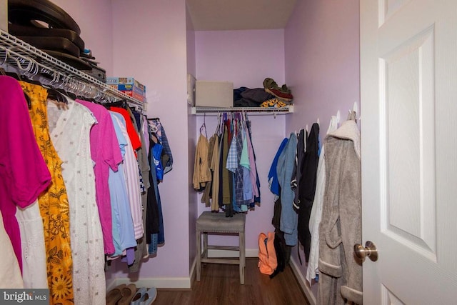 7204 Morris Rd, Spotsylvania, VA 22551 - spacious closet featuring wood finished floors